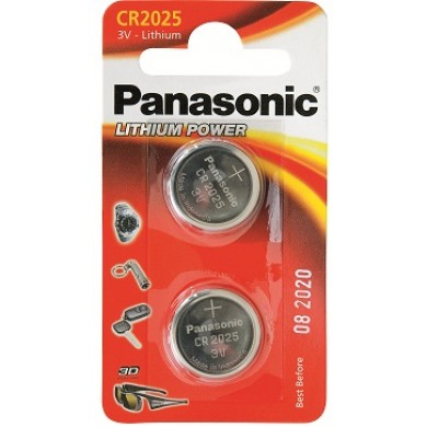 Элемент питания Panasonic CR2025 3V 1шт